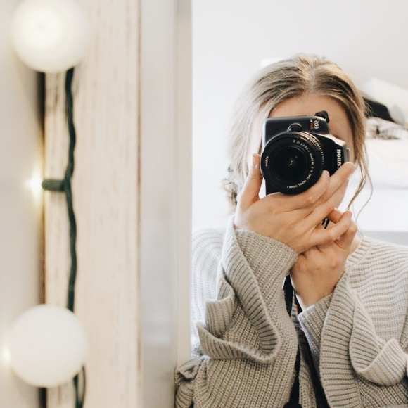 Grey Ruffle Sleeve Sweater - Picture 3 of 3